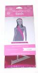 Bachelorette Party Maid of Honor Pink Sash with Sparkle Letters